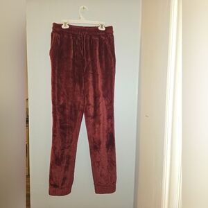 Women's Cozy Maroon Joggers